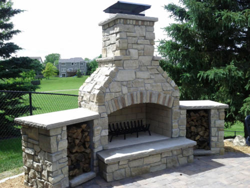 outdoor fire features